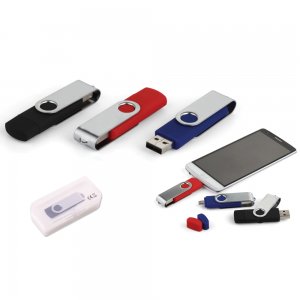 7243-16GB Döner Kapaklı USB Bellek OTG